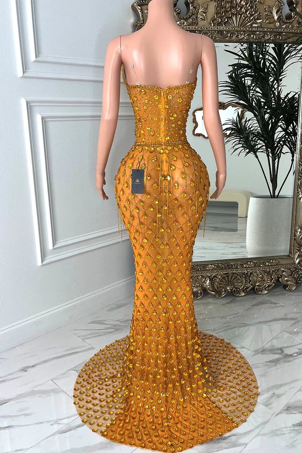 RORY GOLD DRESS (READY TO SHIP)